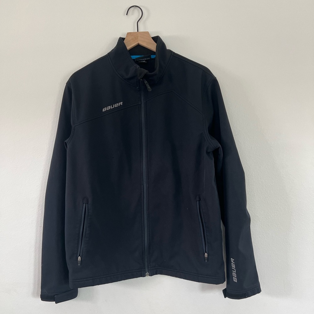 Bauer Men's Medium Black Full-Zip Hockey Performance Jacket